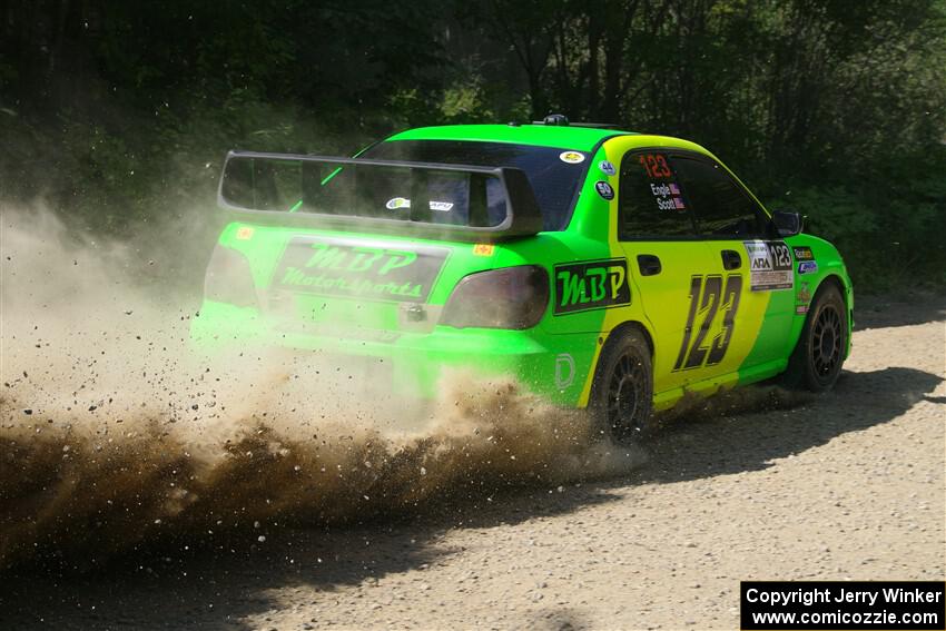 Mike Engle / Ryan Scott Subaru WRX STi on SS2, Refuge I.