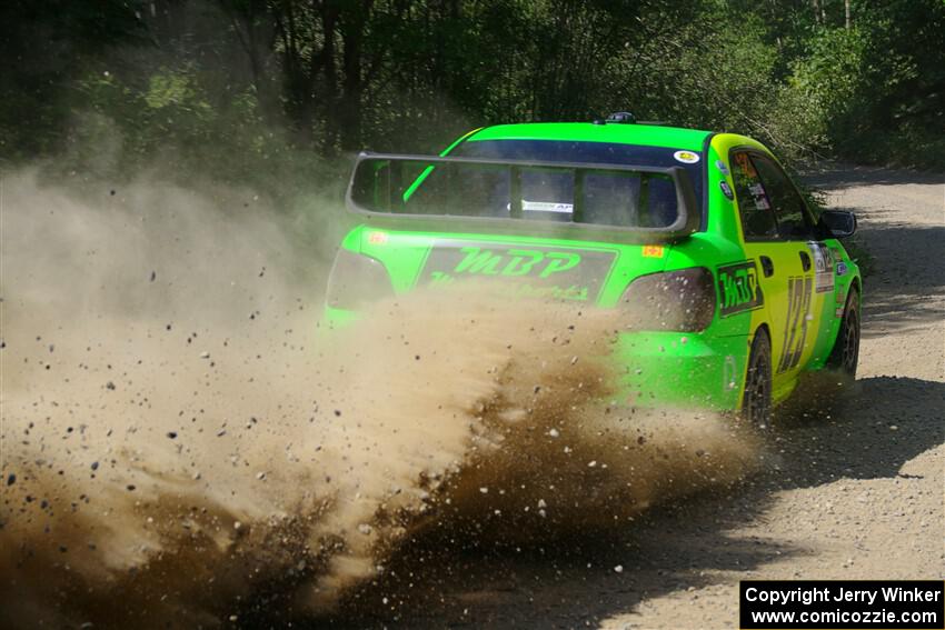 Mike Engle / Ryan Scott Subaru WRX STi on SS2, Refuge I.