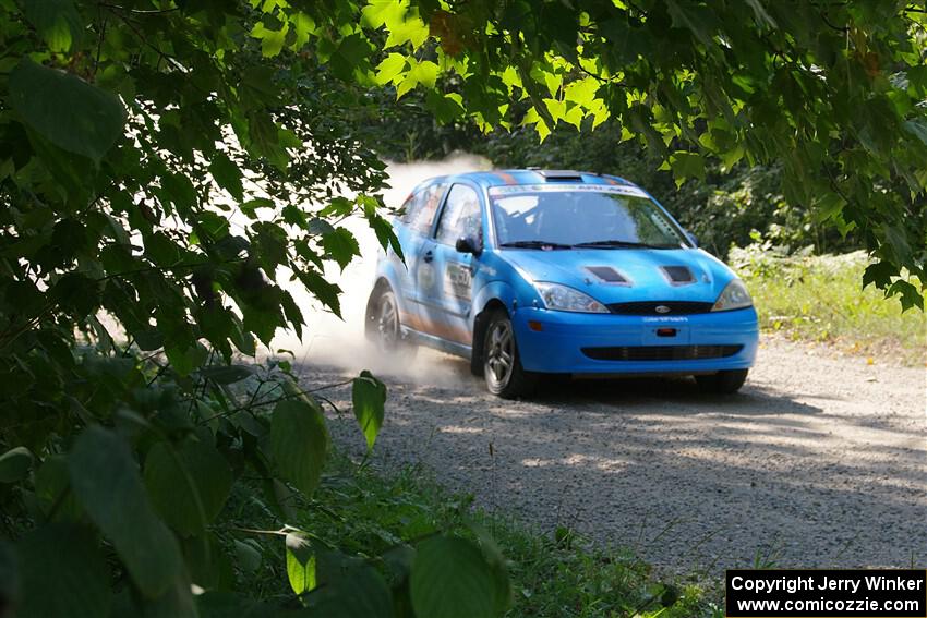 Chris Miller / Crystina Coats Ford Focus ZX3 on SS2, Refuge I.