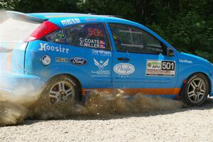 Chris Miller / Crystina Coats Ford Focus ZX3 on SS2, Refuge I.