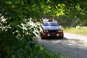 Mike Hurst / Michel Hoche-Mong Ford Capri on SS2, Refuge I.