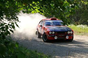 Mike Hurst / Michel Hoche-Mong Ford Capri on SS2, Refuge I.