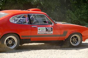 Mike Hurst / Michel Hoche-Mong Ford Capri on SS2, Refuge I.