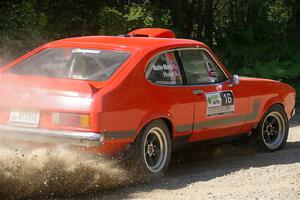 Mike Hurst / Michel Hoche-Mong Ford Capri on SS2, Refuge I.