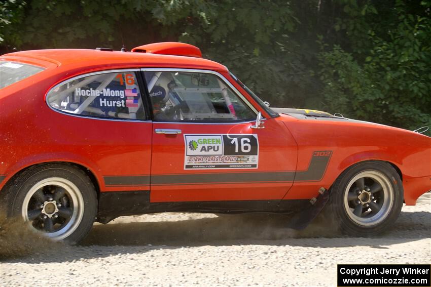 Mike Hurst / Michel Hoche-Mong Ford Capri on SS2, Refuge I.