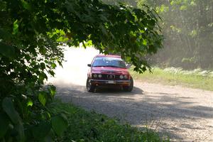 Levi Johnson / Griffin Johnson BMW 325e on SS2, Refuge I.