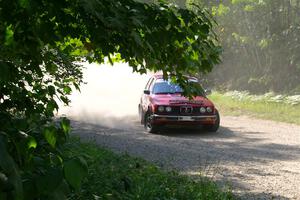 Levi Johnson / Griffin Johnson BMW 325e on SS2, Refuge I.