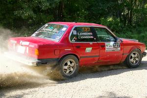 Levi Johnson / Griffin Johnson BMW 325e on SS2, Refuge I.