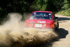 Levi Johnson / Griffin Johnson BMW 325e on SS2, Refuge I.