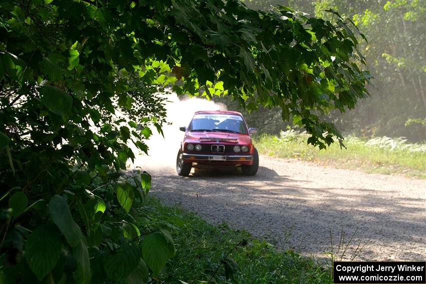 Levi Johnson / Griffin Johnson BMW 325e on SS2, Refuge I.