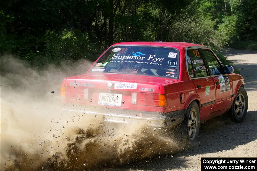 Levi Johnson / Griffin Johnson BMW 325e on SS2, Refuge I.