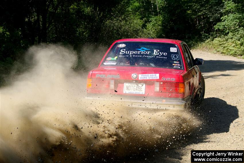 Levi Johnson / Griffin Johnson BMW 325e on SS2, Refuge I.