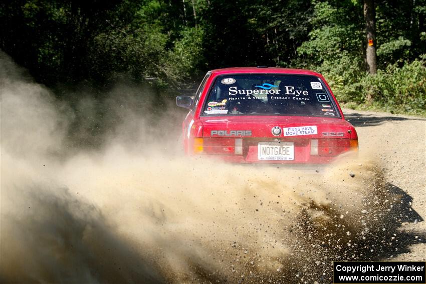 Levi Johnson / Griffin Johnson BMW 325e on SS2, Refuge I.