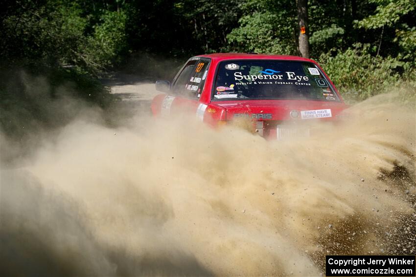 Levi Johnson / Griffin Johnson BMW 325e on SS2, Refuge I.