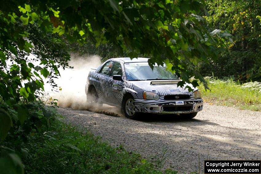 David Peretz / Cora Masson Subaru Impreza 2.5RS on SS2, Refuge I.