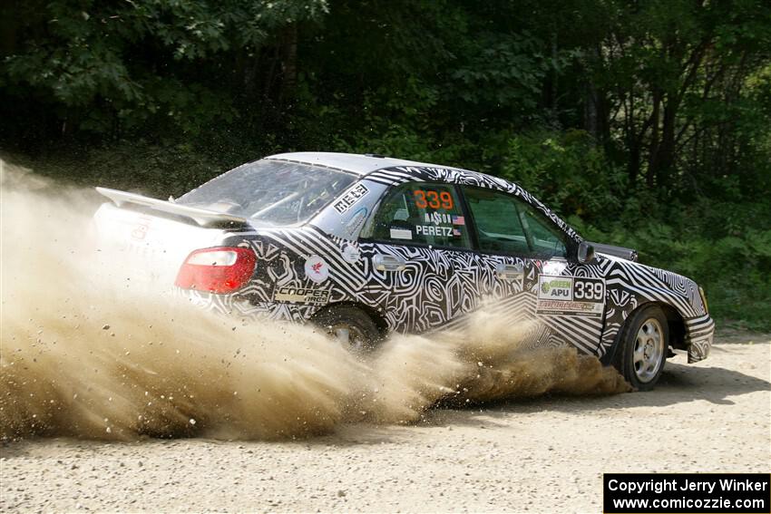 David Peretz / Cora Masson Subaru Impreza 2.5RS on SS2, Refuge I.