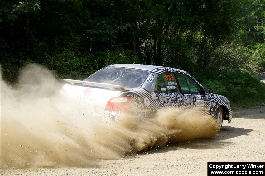 David Peretz / Cora Masson Subaru Impreza 2.5RS on SS2, Refuge I.