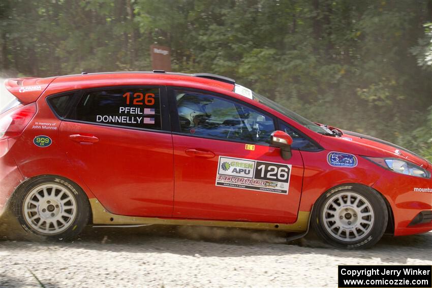 Sean Donnelly / Zach Pfeil Ford Fiesta ST on SS2, Refuge I.