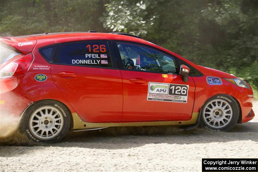 Sean Donnelly / Zach Pfeil Ford Fiesta ST on SS2, Refuge I.