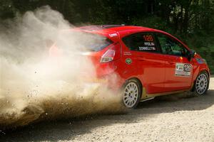 Sean Donnelly / Zach Pfeil Ford Fiesta ST on SS2, Refuge I.