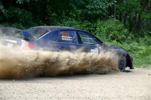 Calvin Bergen / Daryl Bergen Subaru WRX STi on SS2, Refuge I.