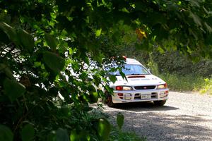 Richard Donovan / Greg Donovan Subaru Impreza on SS2, Refuge I.