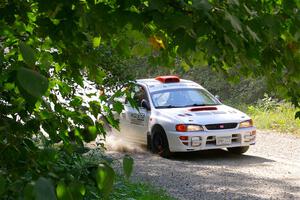 Richard Donovan / Greg Donovan Subaru Impreza on SS2, Refuge I.