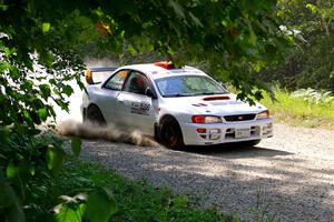 Richard Donovan / Greg Donovan Subaru Impreza on SS2, Refuge I.