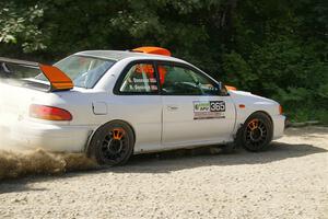 Richard Donovan / Greg Donovan Subaru Impreza on SS2, Refuge I.