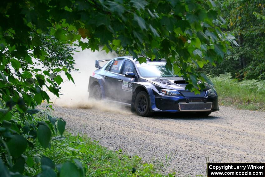 Calvin Bergen / Daryl Bergen Subaru WRX STi on SS2, Refuge I.