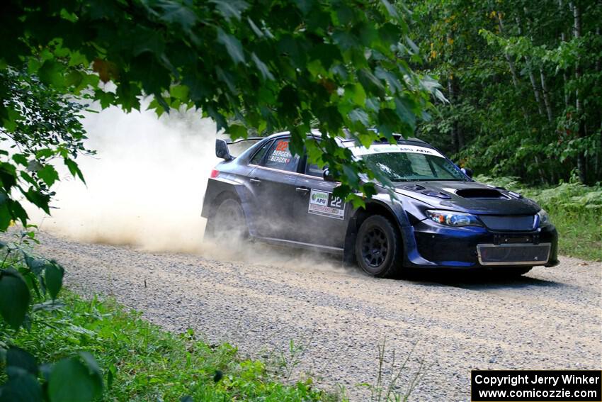 Calvin Bergen / Daryl Bergen Subaru WRX STi on SS2, Refuge I.