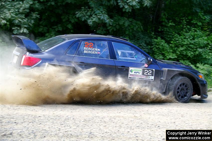 Calvin Bergen / Daryl Bergen Subaru WRX STi on SS2, Refuge I.