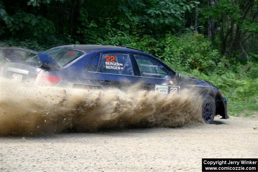 Calvin Bergen / Daryl Bergen Subaru WRX STi on SS2, Refuge I.