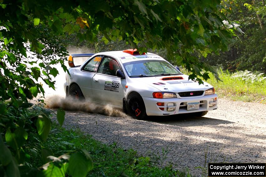 Richard Donovan / Greg Donovan Subaru Impreza on SS2, Refuge I.