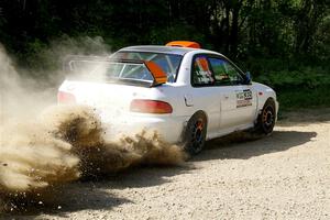 Richard Donovan / Greg Donovan Subaru Impreza on SS2, Refuge I.