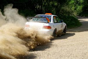 Richard Donovan / Greg Donovan Subaru Impreza on SS2, Refuge I.