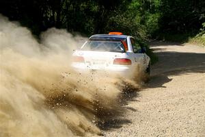 Richard Donovan / Greg Donovan Subaru Impreza on SS2, Refuge I.