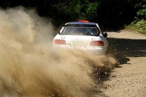 Richard Donovan / Greg Donovan Subaru Impreza on SS2, Refuge I.