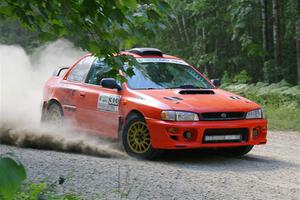 Travis Mattonen / Josh Kemp Subaru Impreza on SS2, Refuge I.