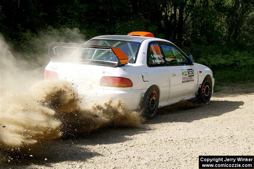 Richard Donovan / Greg Donovan Subaru Impreza on SS2, Refuge I.