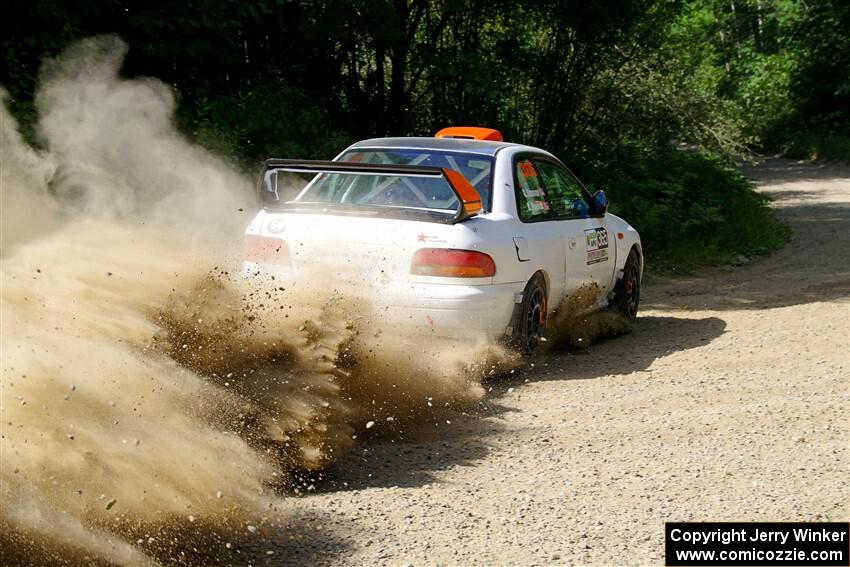 Richard Donovan / Greg Donovan Subaru Impreza on SS2, Refuge I.