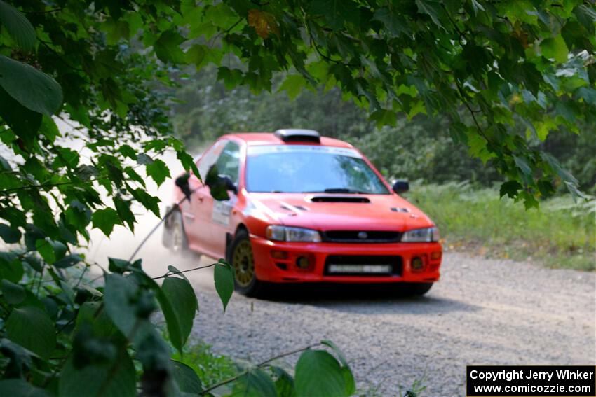 Travis Mattonen / Josh Kemp Subaru Impreza on SS2, Refuge I.