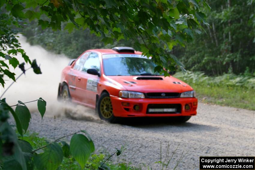 Travis Mattonen / Josh Kemp Subaru Impreza on SS2, Refuge I.