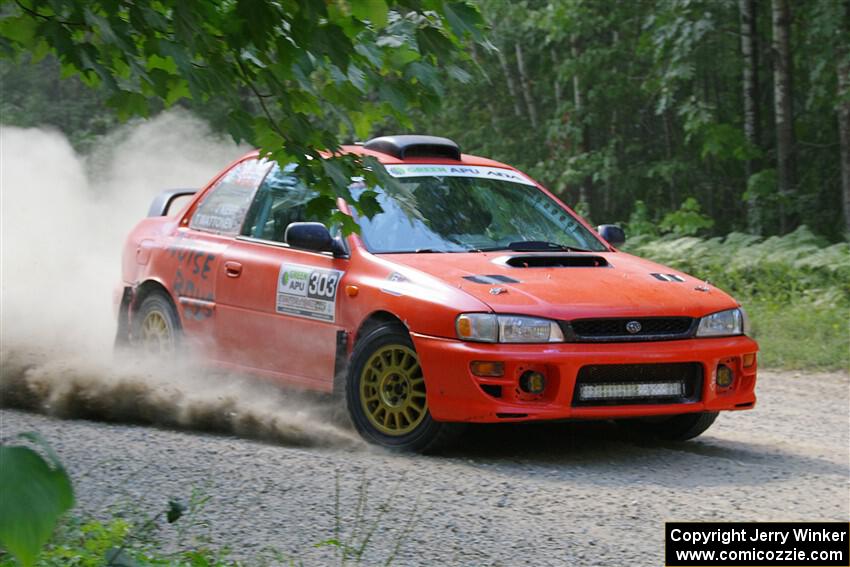 Travis Mattonen / Josh Kemp Subaru Impreza on SS2, Refuge I.