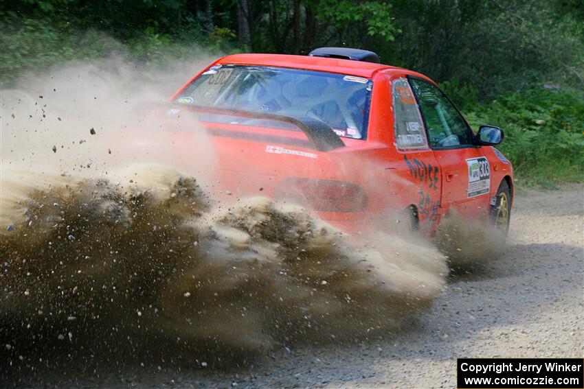 Travis Mattonen / Josh Kemp Subaru Impreza on SS2, Refuge I.