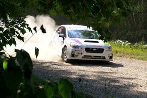 Jamey Randall / Andrew Rausch Subaru WRX on SS2, Refuge I.