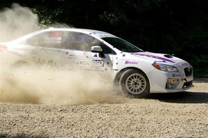 Jamey Randall / Andrew Rausch Subaru WRX on SS2, Refuge I.