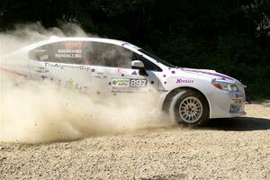 Jamey Randall / Andrew Rausch Subaru WRX on SS2, Refuge I.