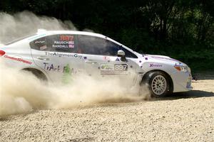 Jamey Randall / Andrew Rausch Subaru WRX on SS2, Refuge I.