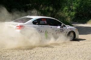 Jamey Randall / Andrew Rausch Subaru WRX on SS2, Refuge I.